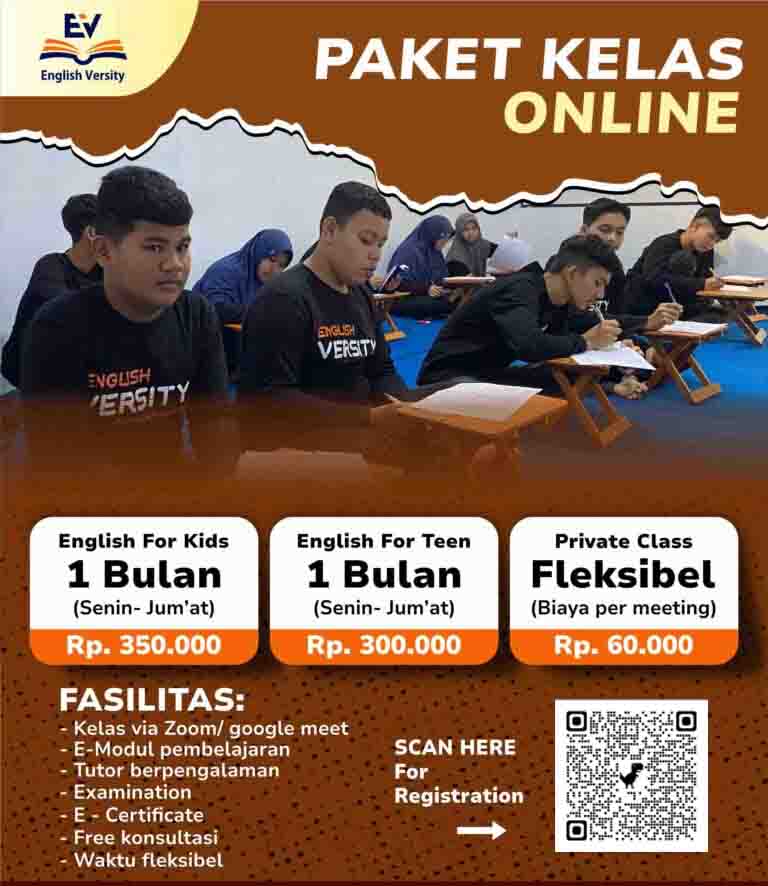 Kursus Bahasa Inggri Online