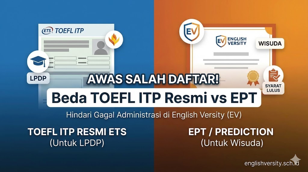 Perbedaan TOEFL ITP Resmi ETS vs English Proficiency Test (EPT)