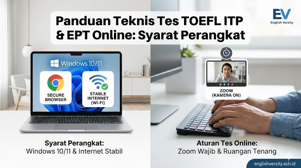Panduan Teknis Tes TOEFL ITP & EPT Online