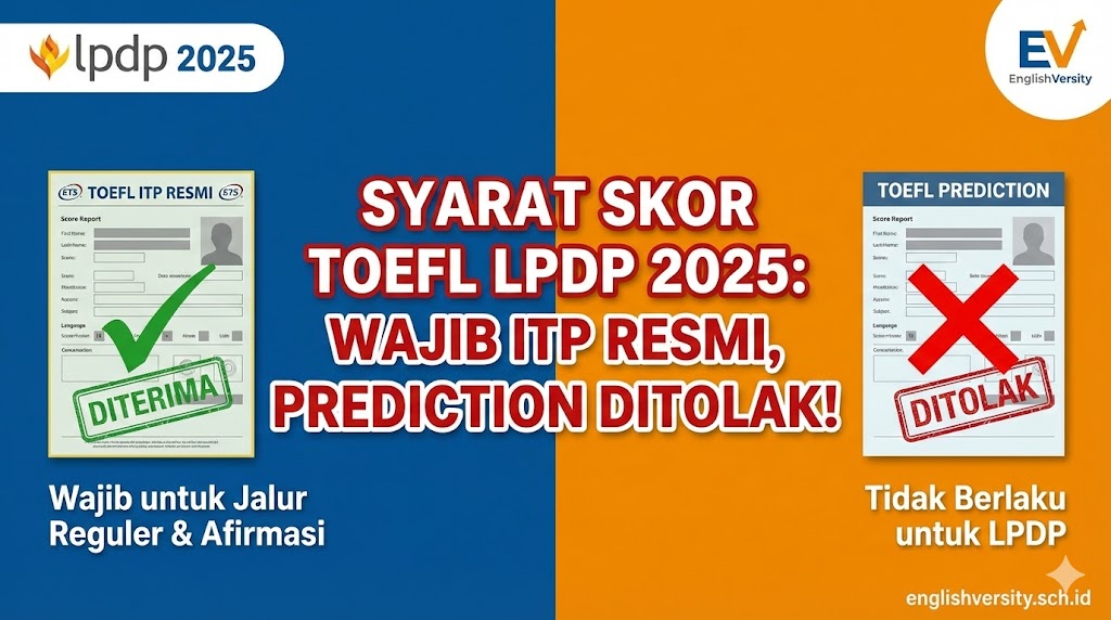Syarat Skor TOEFL LPDP