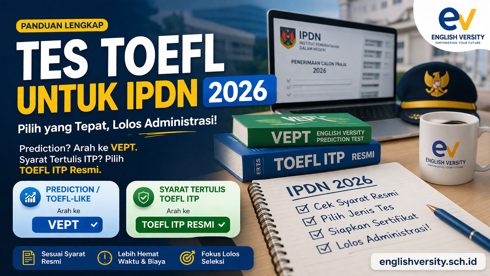 Tes TOEFL untuk IPDN